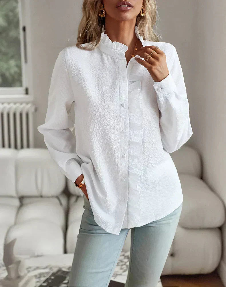 Elegantní dámská halenka s přiléhavým střihem