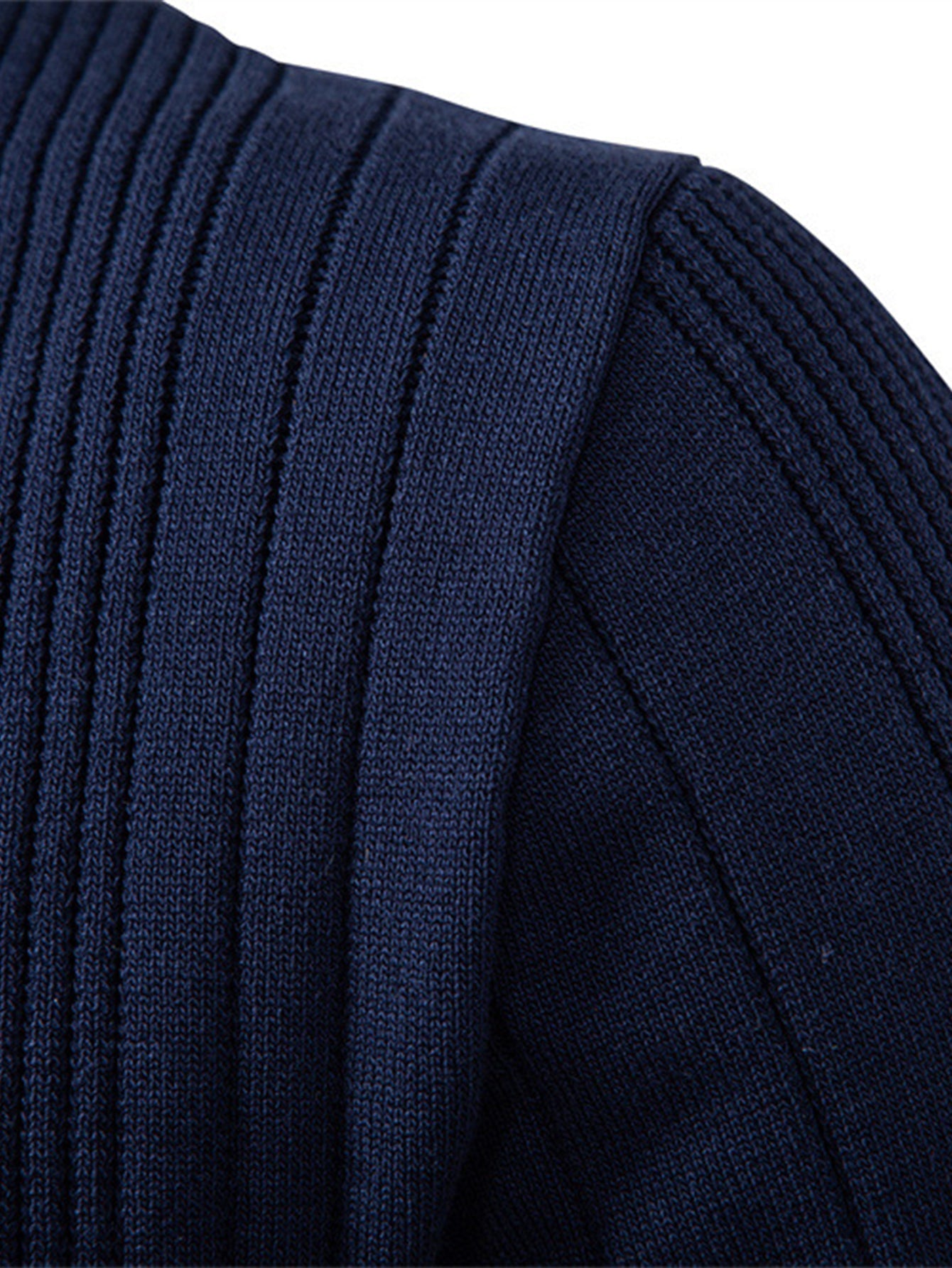 Set – jacquard polo pletené tričko a slim přiléhavé kalhoty