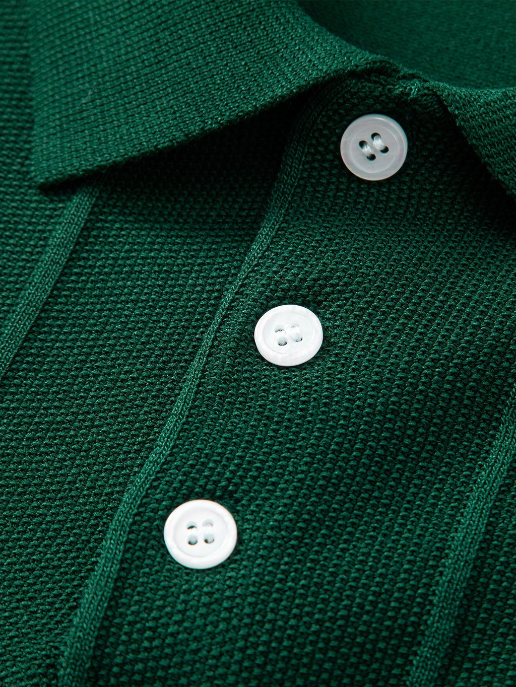 Set – pruhované jacquard polo pletené tričko a slim kalhoty