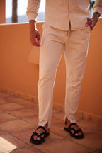Conjunto De Lino Para Hombre Auckland 100% Transpirable