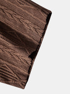 Set – kubánská jacquard košile a texturované šortky
