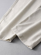 Set – kubánská jacquard košile s květinovým vzorem a rovné kalhoty