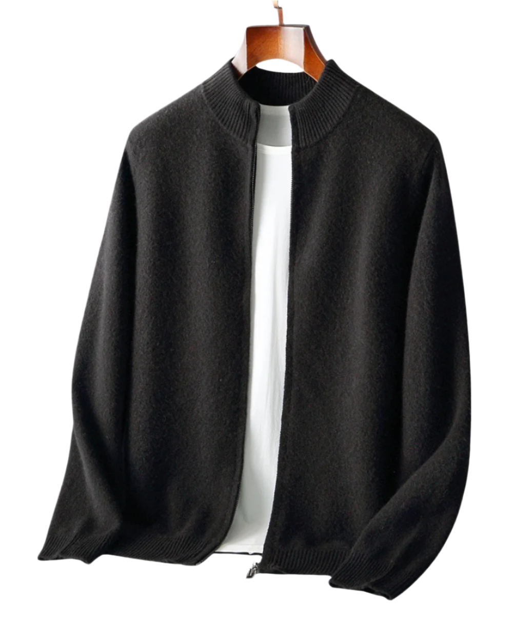 Pánský merino vlněný kardigan – klasický styl