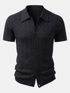 Set – jacquard košile a slim tapered kalhoty