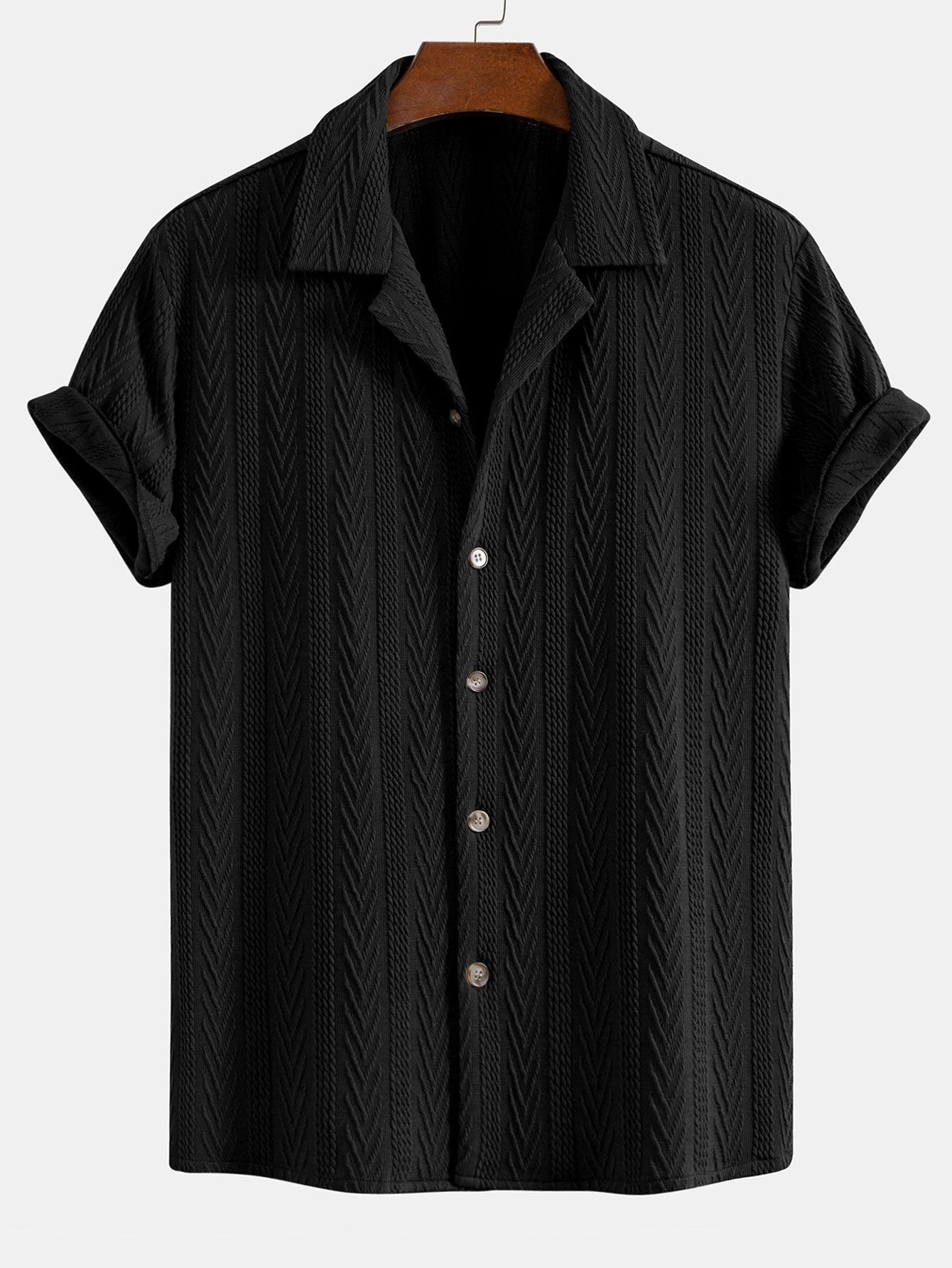 Set – kubánská jacquard košile a lněné kalhoty