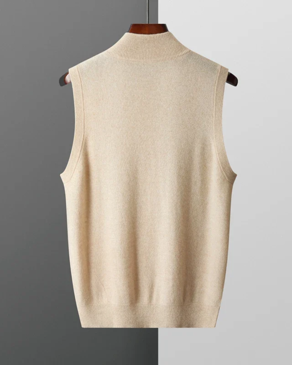 Pánská merino vlněná vesta – přiléhavý klasický styl