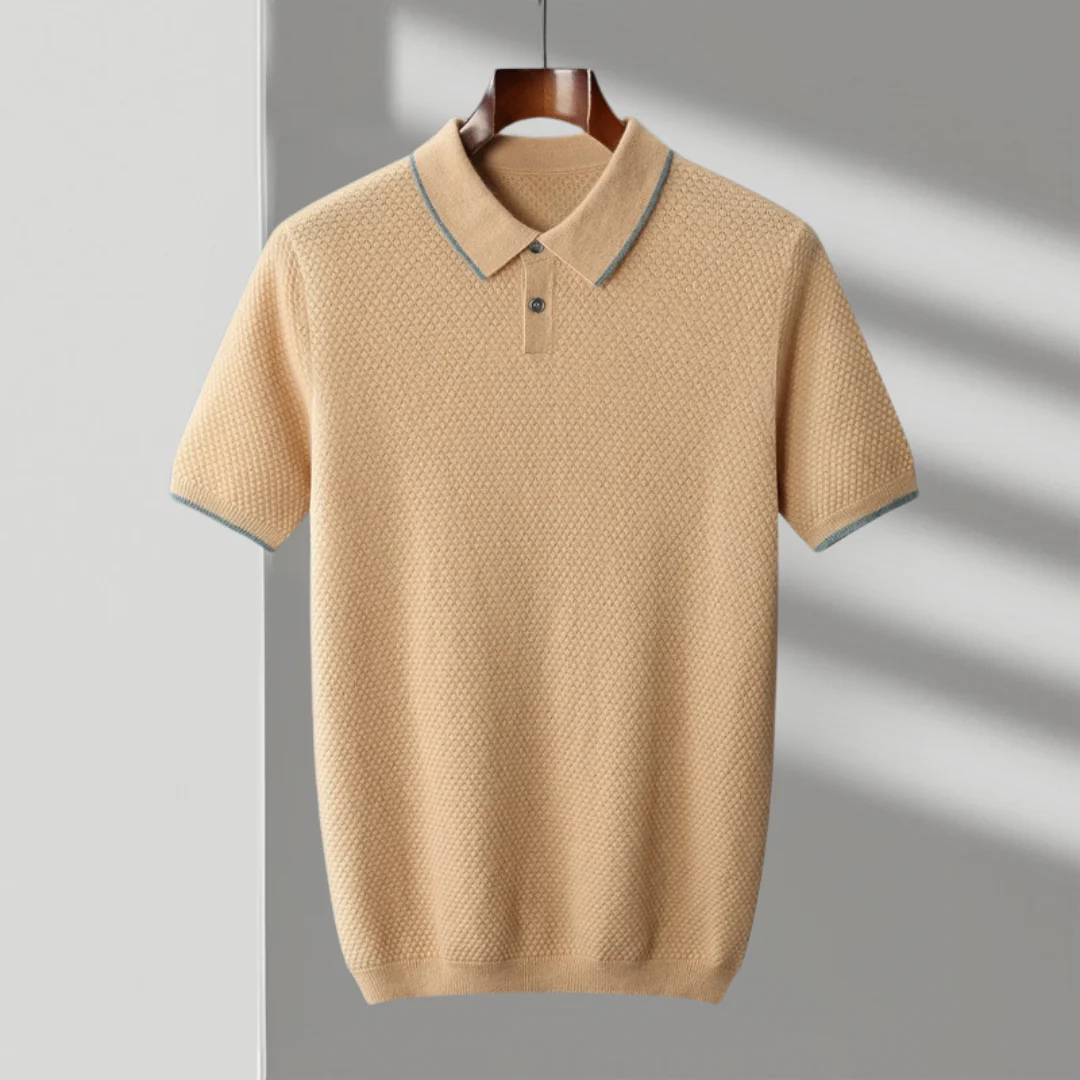 Pánské polo z kašmíru 100% prémiová kvalita