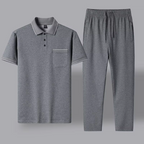 Elegantní dámský dvoudílný polo set