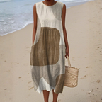 Helena™ | Vestido de Verano con Estampados Artísticos
