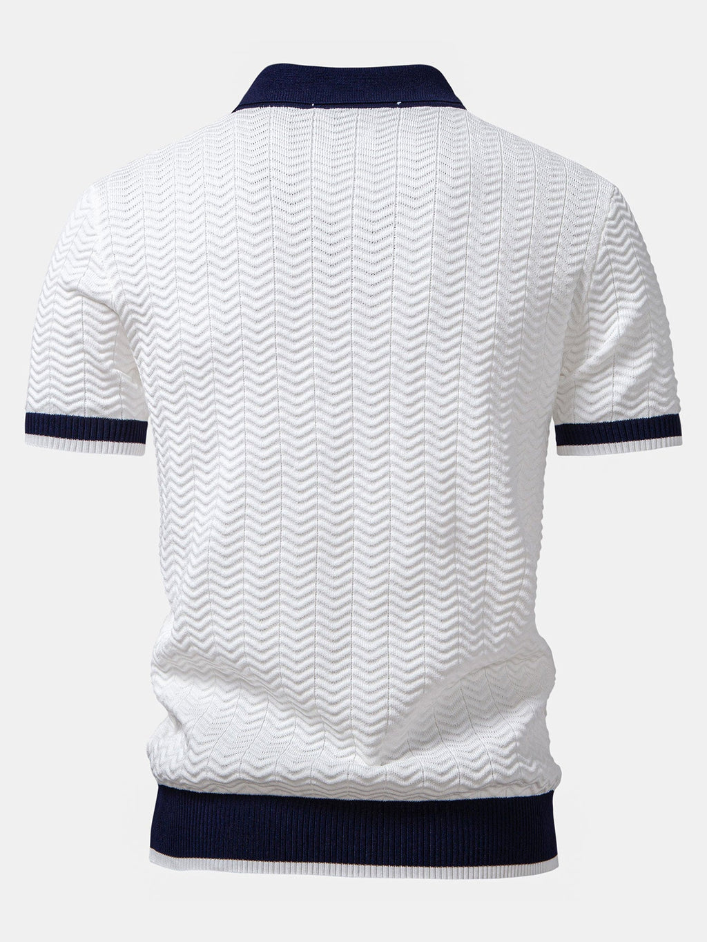 Set – V-výstřih polo svetr a rovné kalhoty