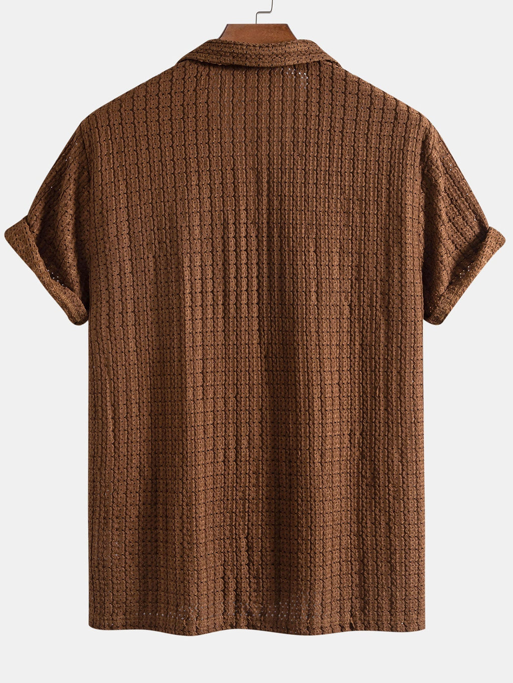 Set – kubánská jacquard košile a rovné zmačkané kalhoty
