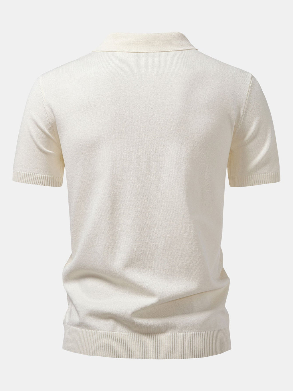 Set – jacquard polo na zip a slim kalhoty