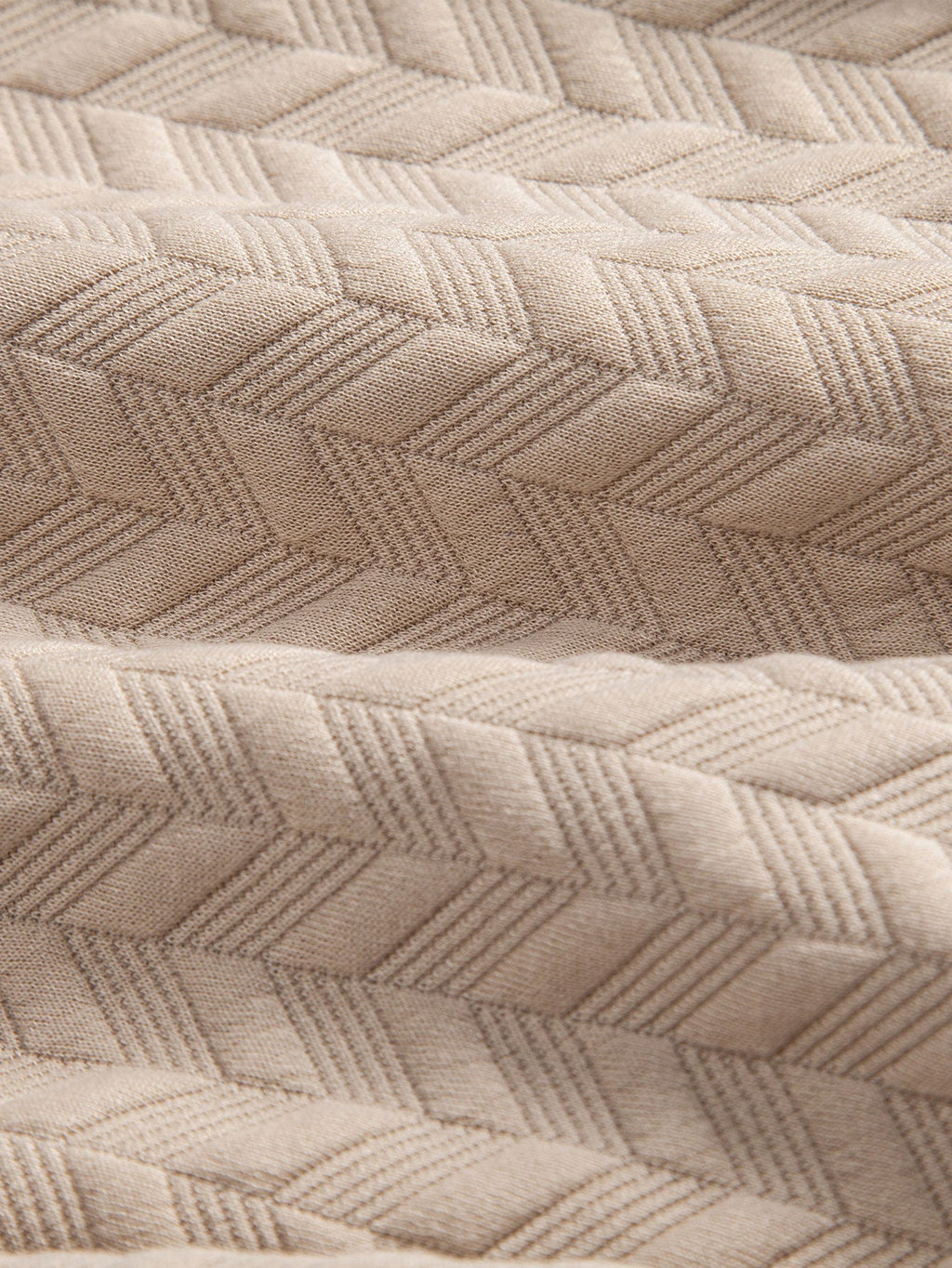 Set – geometrické jacquard polo a krátké kalhoty