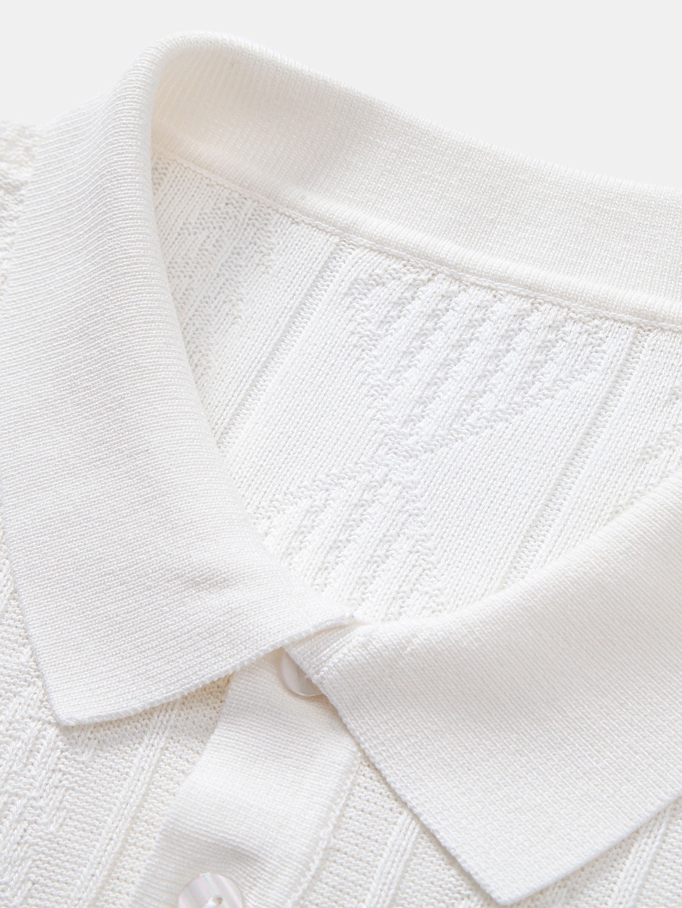 Set – jacquard polo svetr a slim tapered kalhoty