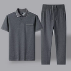 Elegantní dámský dvoudílný polo set