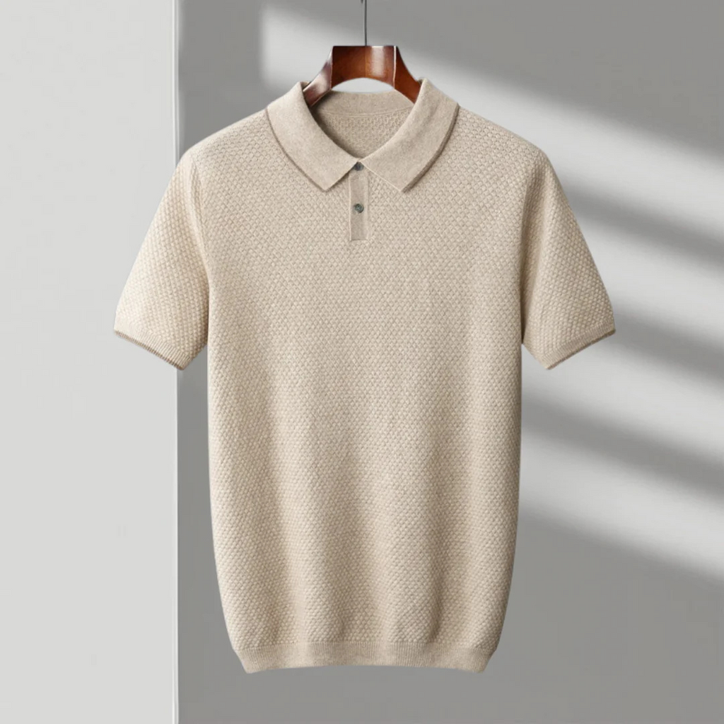 Pánské polo z kašmíru 100% prémiová kvalita
