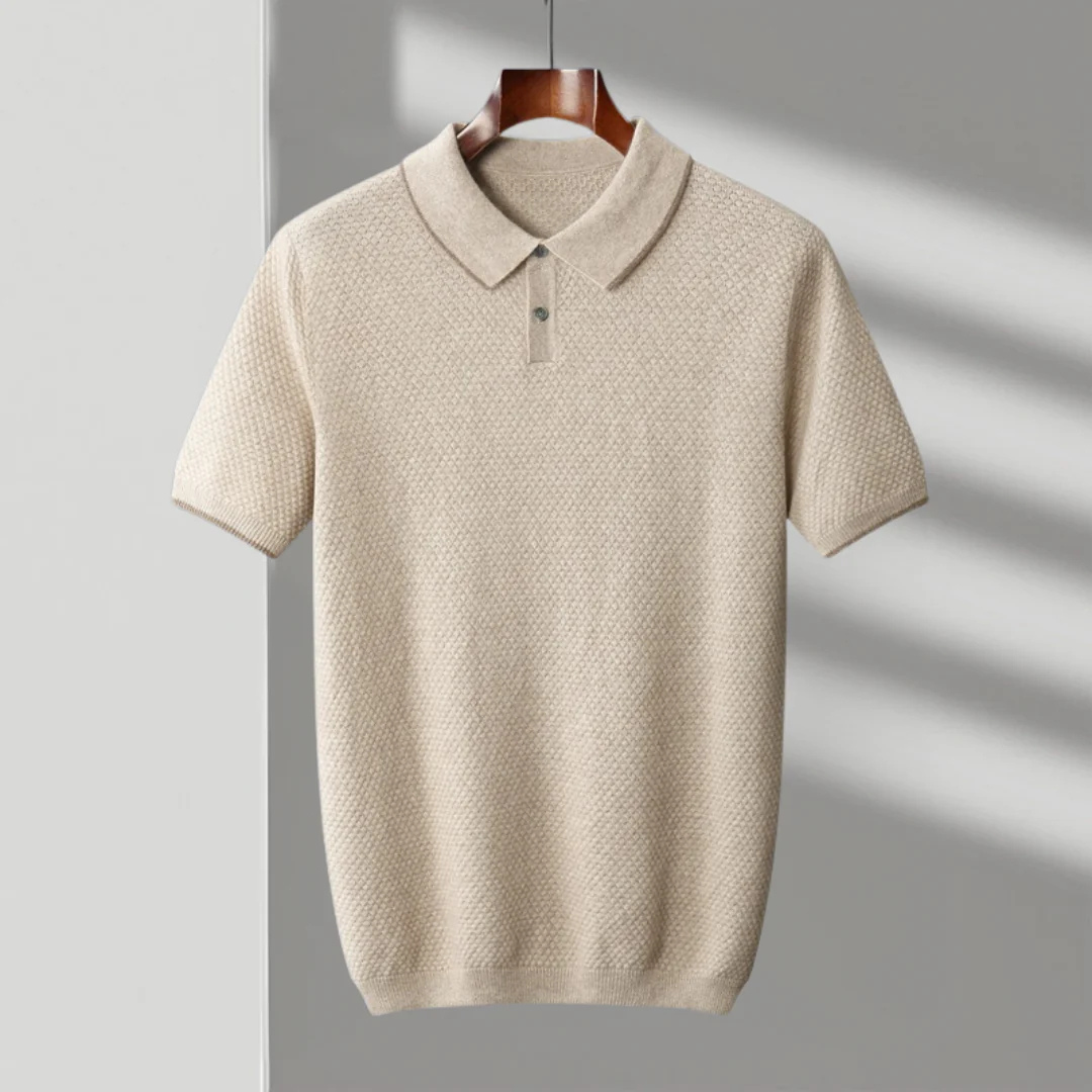 Pánské polo z kašmíru 100% prémiová kvalita