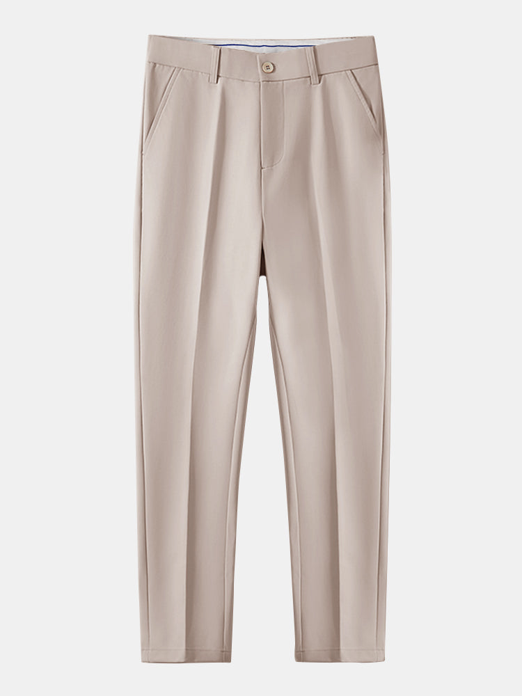 Set – jacquard polo svetr a slim tapered kalhoty