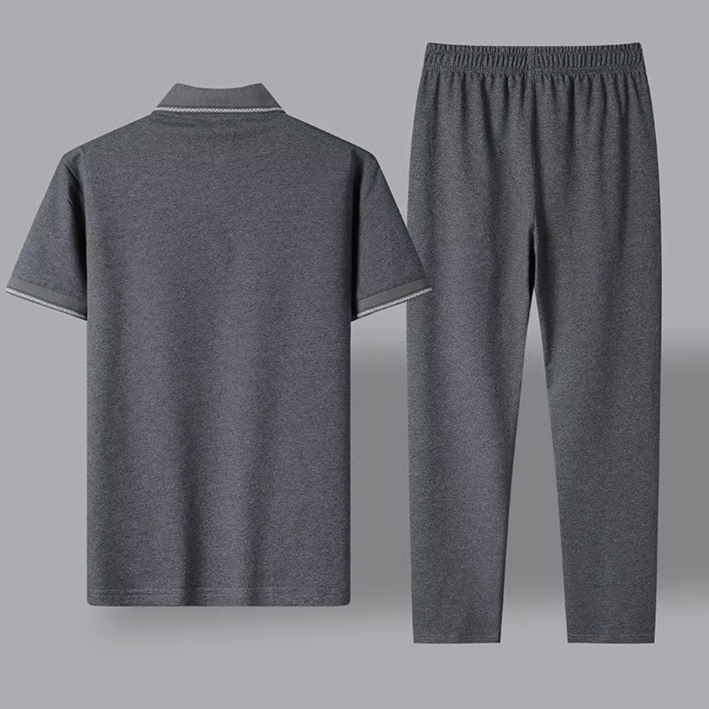 Elegantní dámský dvoudílný polo set