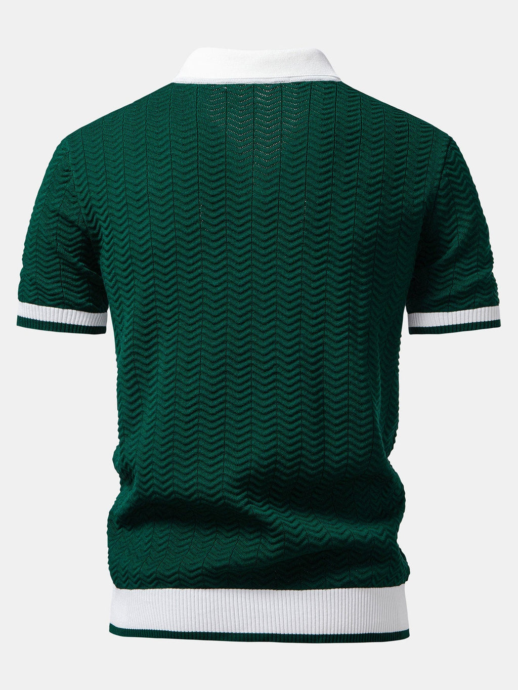 Set – V-výstřih polo svetr a rovné kalhoty