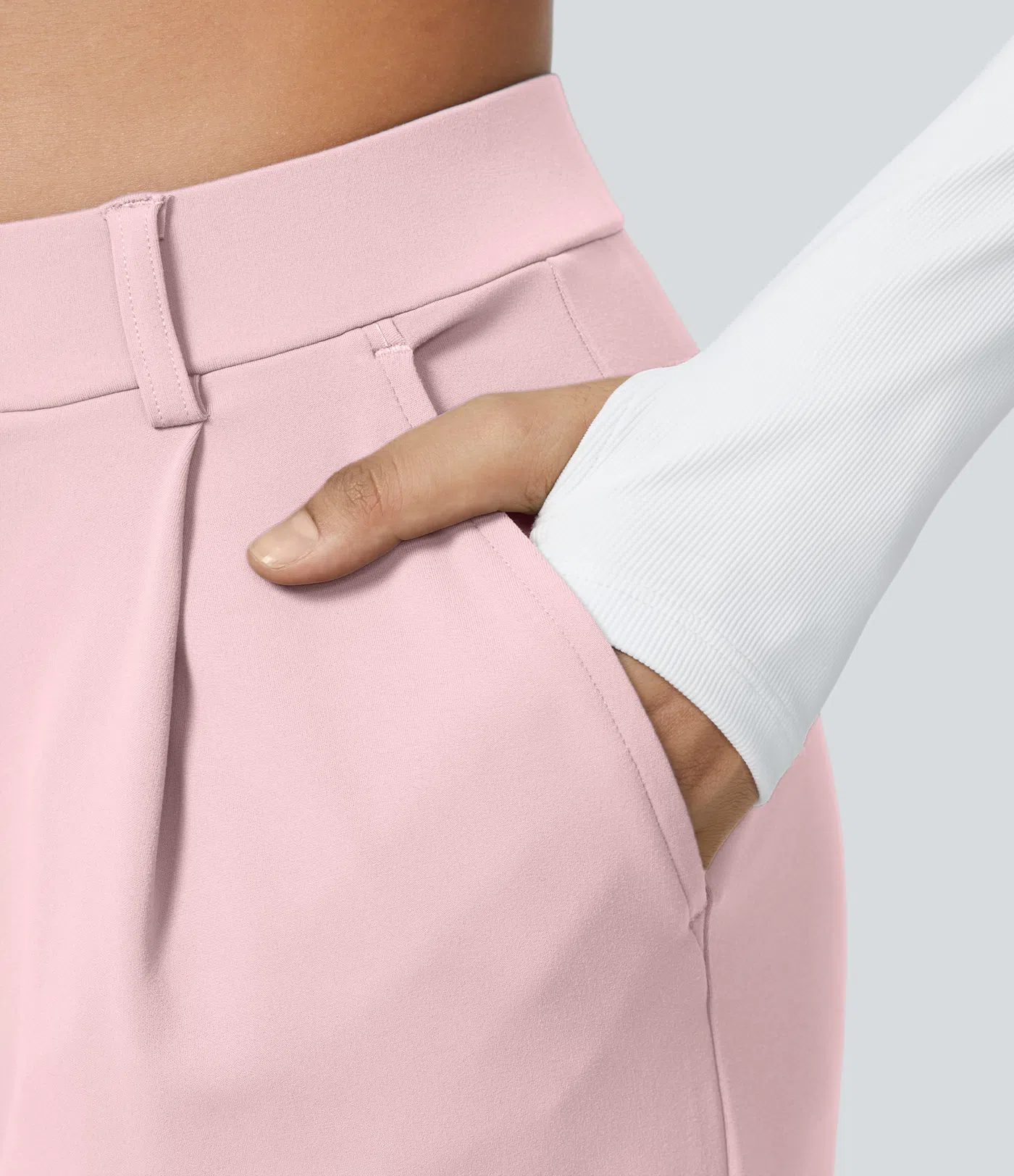 Elegantní dámské kalhoty s širokými nohavicemi a vysokým pasem