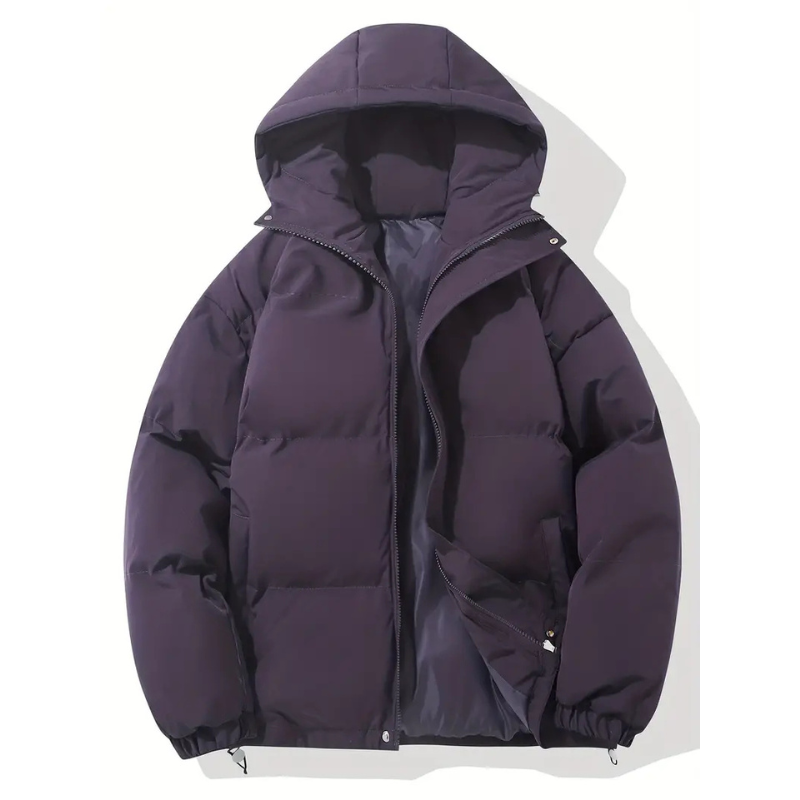 Prošívaná zimní parka – teplá a lehká