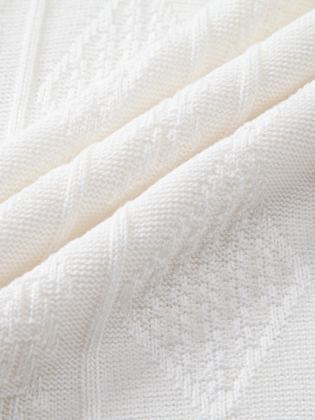 Set – jacquard polo svetr a slim tapered kalhoty