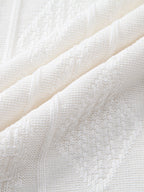 Set – jacquard polo svetr a slim tapered kalhoty