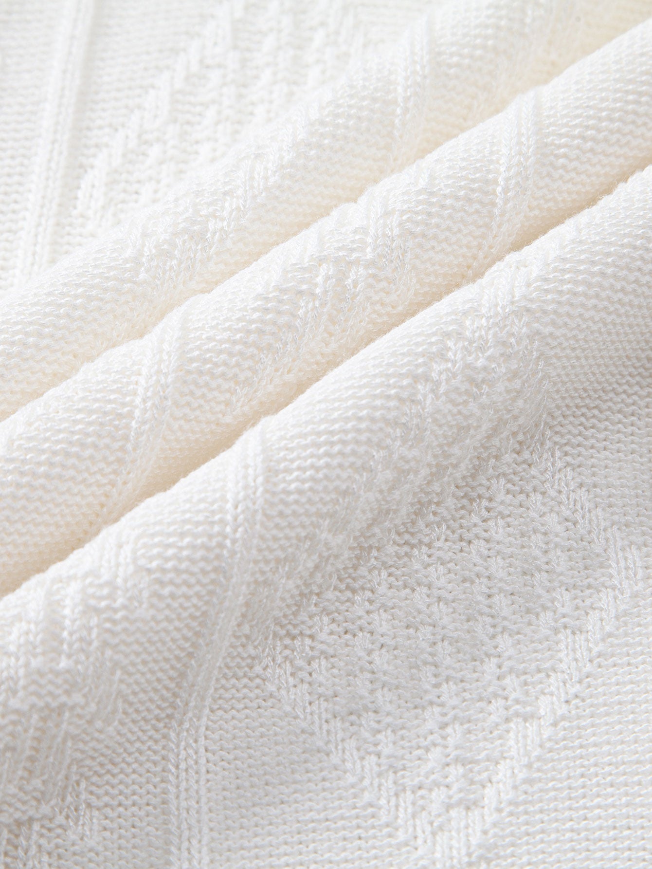 Set – jacquard polo svetr a slim tapered kalhoty