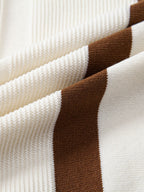 Set – geometrický jacquard polo a slim fit kalhoty