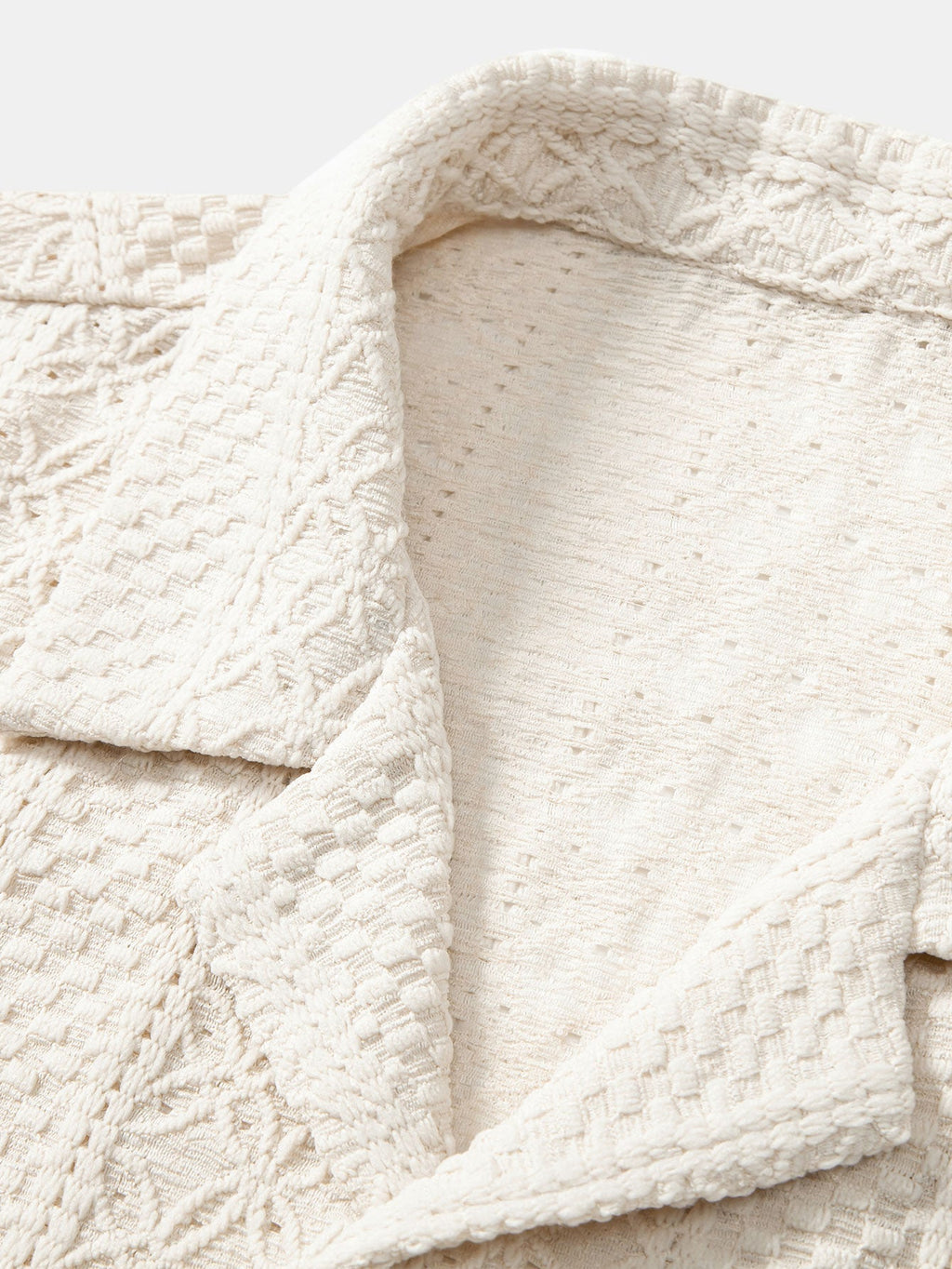 Set – kubánská jacquard košile s květinovým vzorem a rovné kalhoty