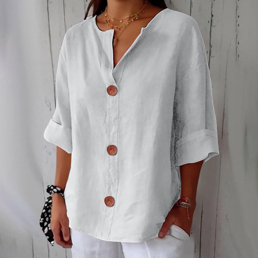 Minimalistická oversize halenka se svislou strukturou