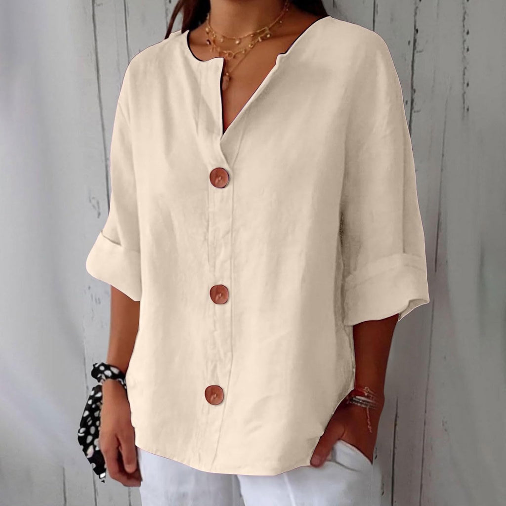 Minimalistická oversize halenka se svislou strukturou
