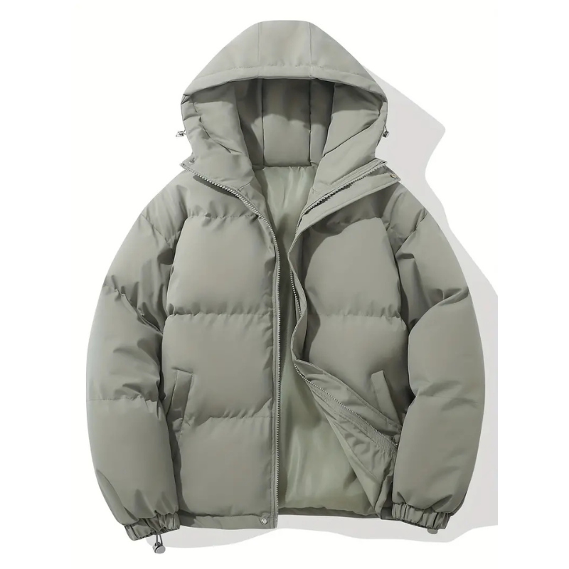 Prošívaná zimní parka – teplá a lehká