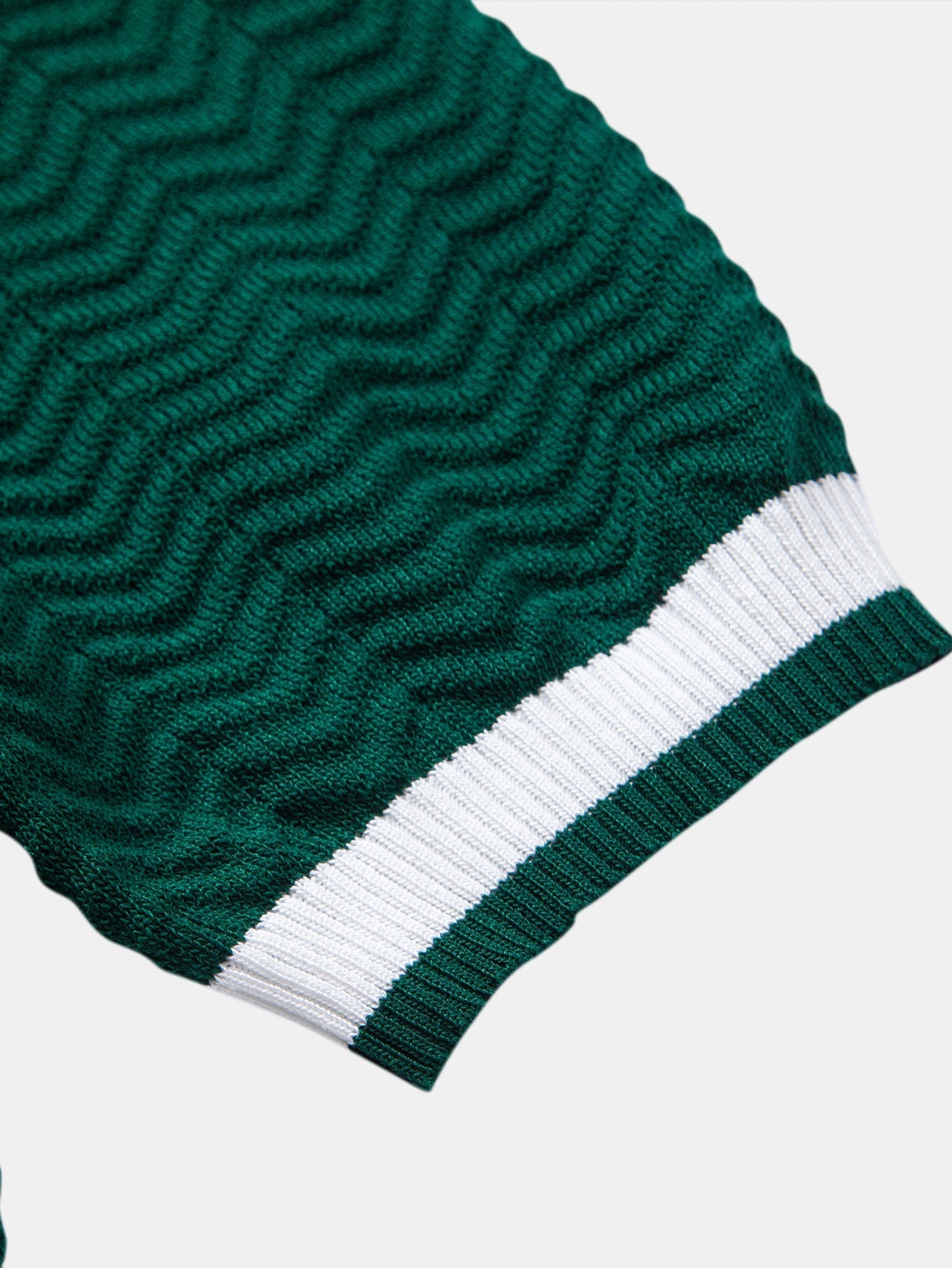 Set – V-výstřih polo svetr a rovné kalhoty