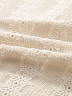 Set – kubánská jacquard košile s květinovým vzorem a rovné kalhoty