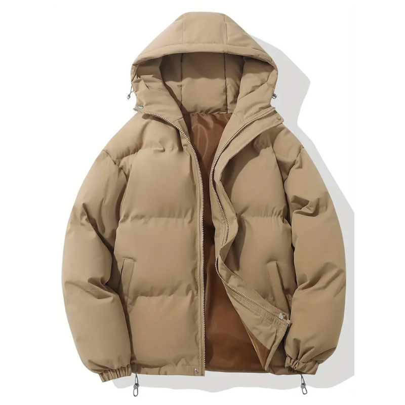 Prošívaná zimní parka – teplá a lehká