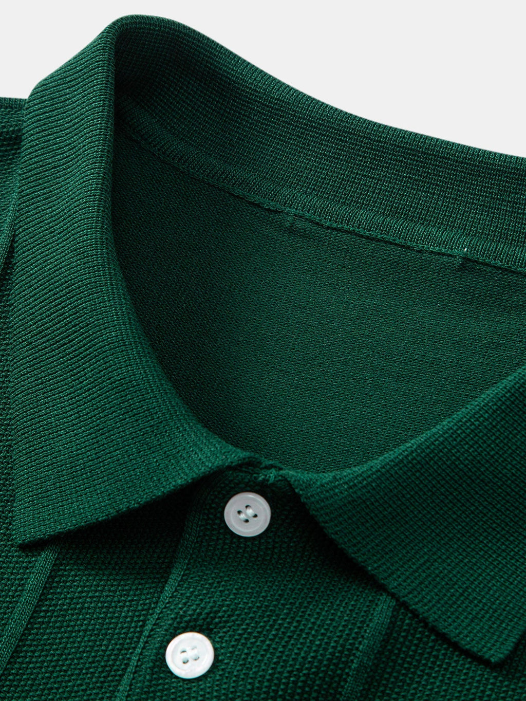 Set – pruhované jacquard polo pletené tričko a slim kalhoty