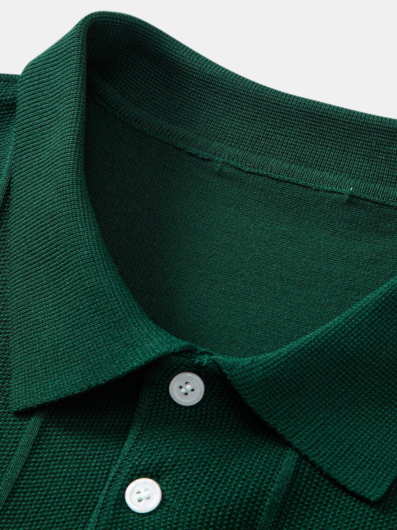 Set – pruhované jacquard polo pletené tričko a slim kalhoty