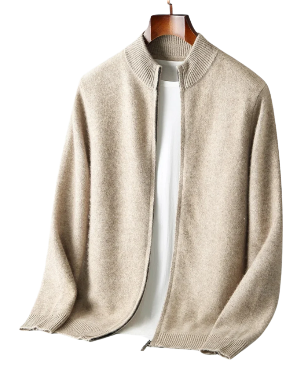 Pánský merino vlněný kardigan – klasický styl