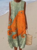 Tess™ | Vestido Midi Oceánico