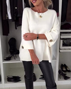 Moderní dámská halenka volného elegantního střihu
