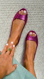 Adelina | Sandalias Doradas Comfort Chic