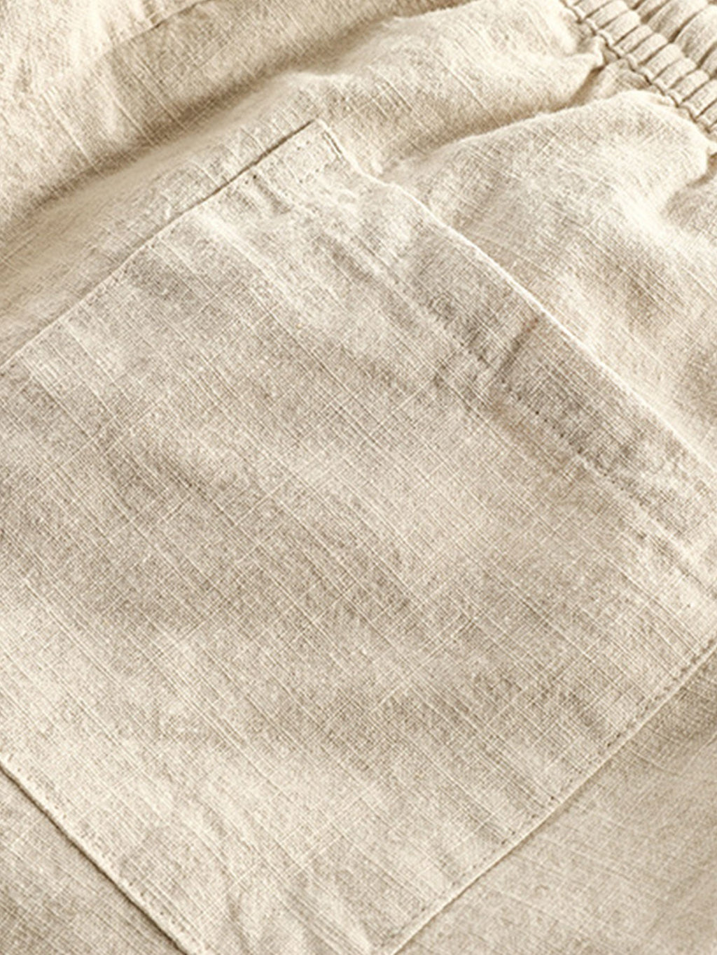 Set – kubánská jacquard košile a zkrácené lněné kalhoty