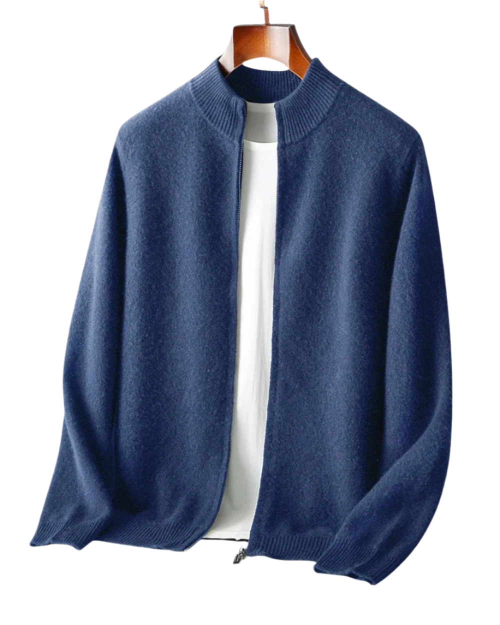 Pánský merino vlněný kardigan – klasický styl