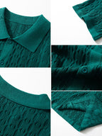 Set – jacquard košile a slim tapered kalhoty