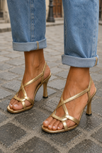 Elisabetta | Sandalias Doradas Encanto de Verano