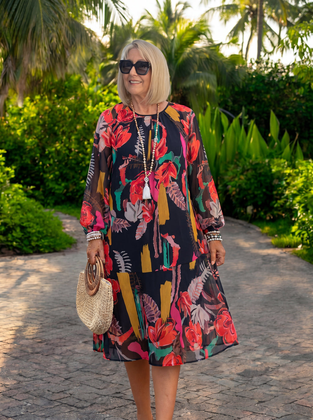 Florida – Elegante vestido de flores