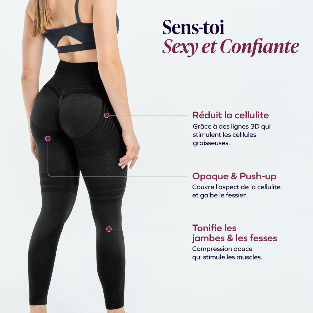Legging 3D Anticelulitis de Compresión Suave