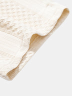 Set – geometrická jacquard košile a rovné kalhoty